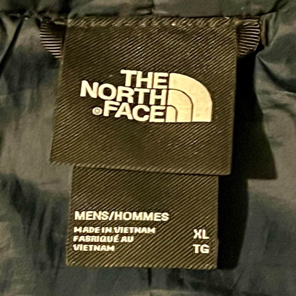 The North Face Blue Quilted Puffer Jacket with Hood - Picture 3 of 6